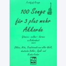100 Songs f&uuml;r 3 plus mehr Akkorde, Frithjof Krepp